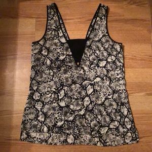 Express snakeskin tank